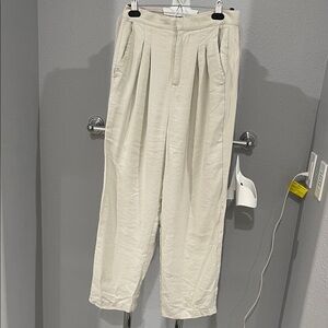 Cotton On Women's Cream linen pants
